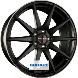 Borbet GTX - black rim polished matt 8.5 20 5x120 ET25